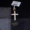 Rose gold cross pendant #67196