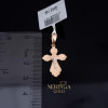 White rose gold cross pendant #67200
