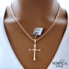 Rose gold cross pendant #67203