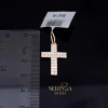 Rose gold cross pendant #67202