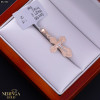 White rose gold cross pendant #67200