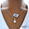 Rose gold pendant #67322