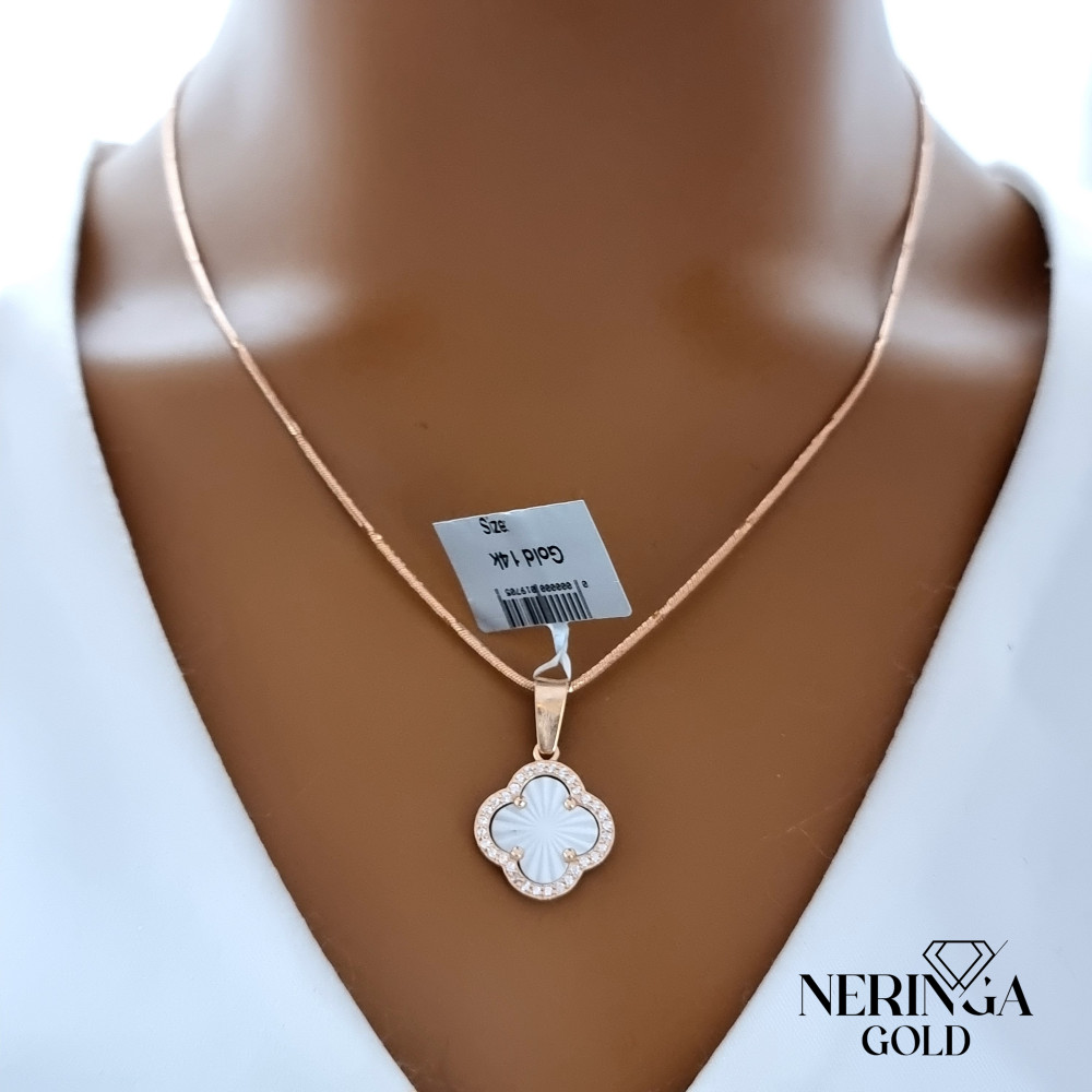 Rose gold pendant #67320