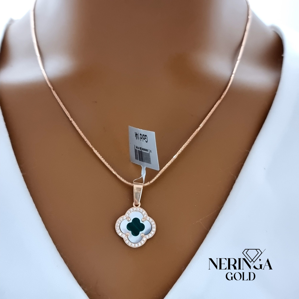 Rose gold pendant #67318