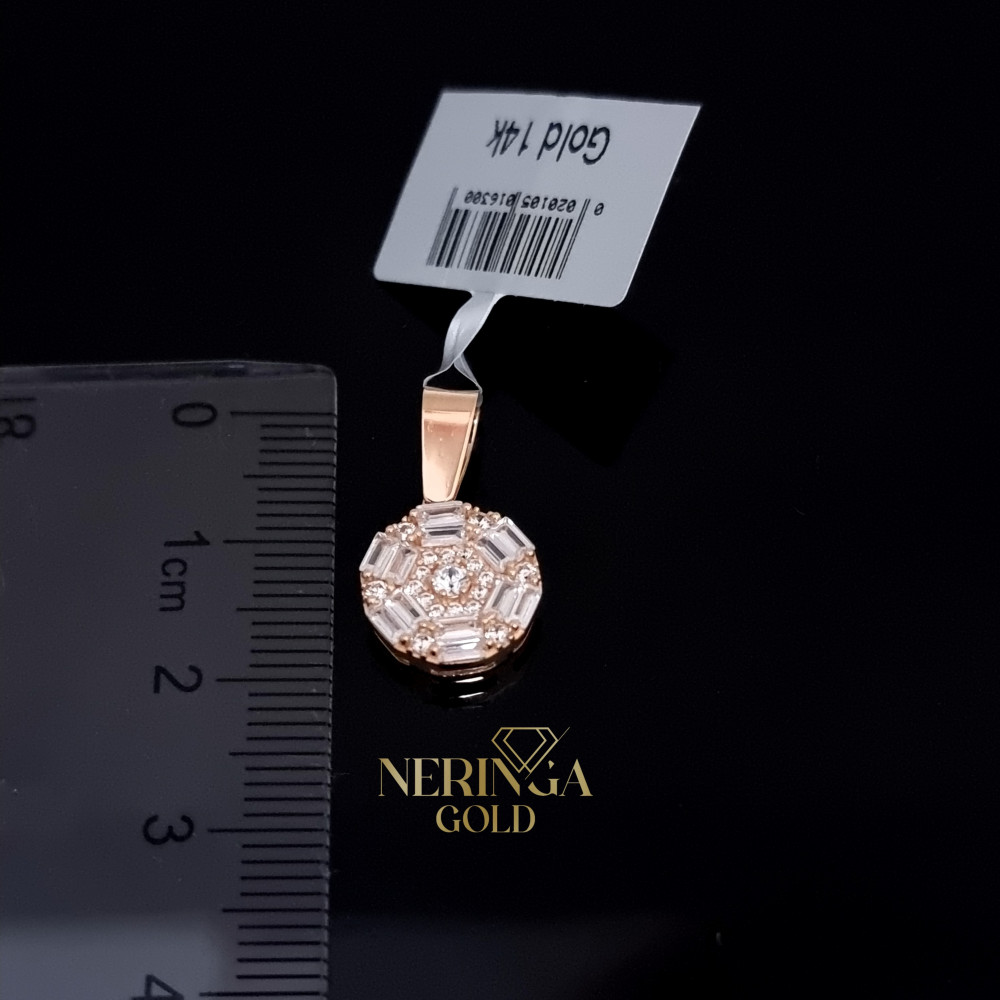 Rose gold pendant #67323