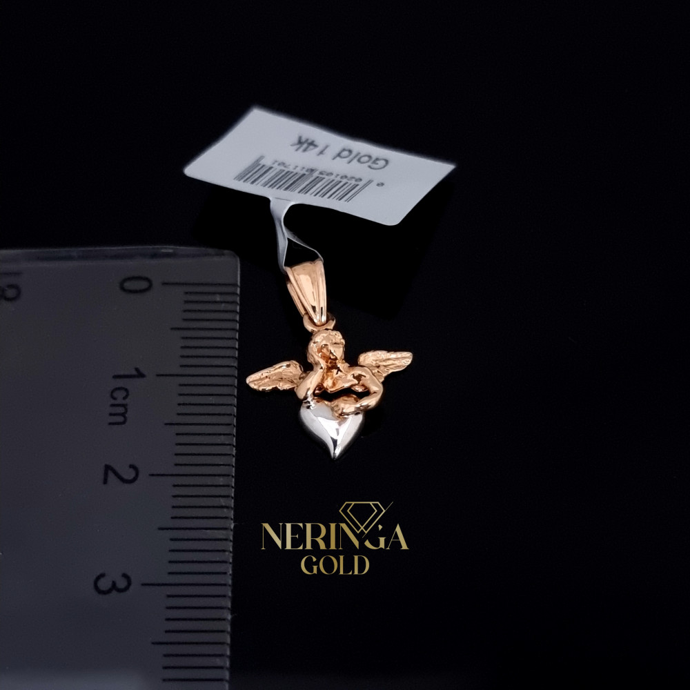 Rose gold heart pendant #67325