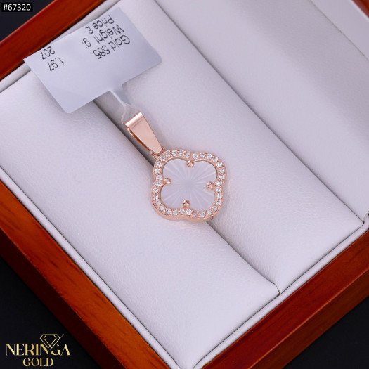 Rose gold pendant #67320
