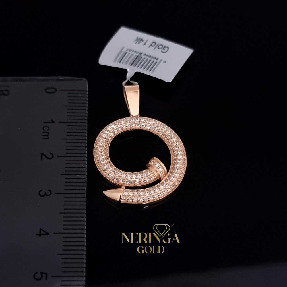 Rose gold pendant #67568