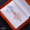 Rose gold heart pendant #67579