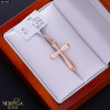 Rose gold cross pendant #67589