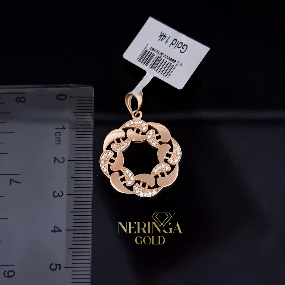 Rose gold pendant #67679