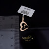 Rose gold heart pendant #67685