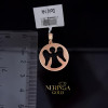 Rose gold angel pendant #67682