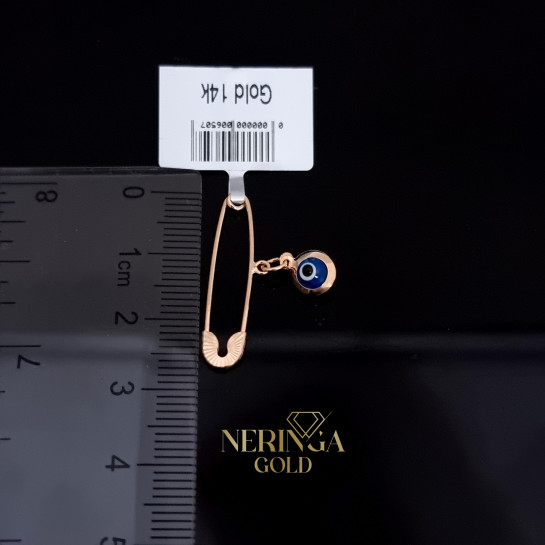 Rose gold clip and brooche #67696