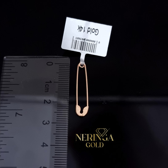 Rose gold clip and brooche #67702