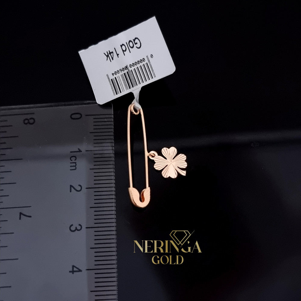 Rose gold clip and brooche #67706