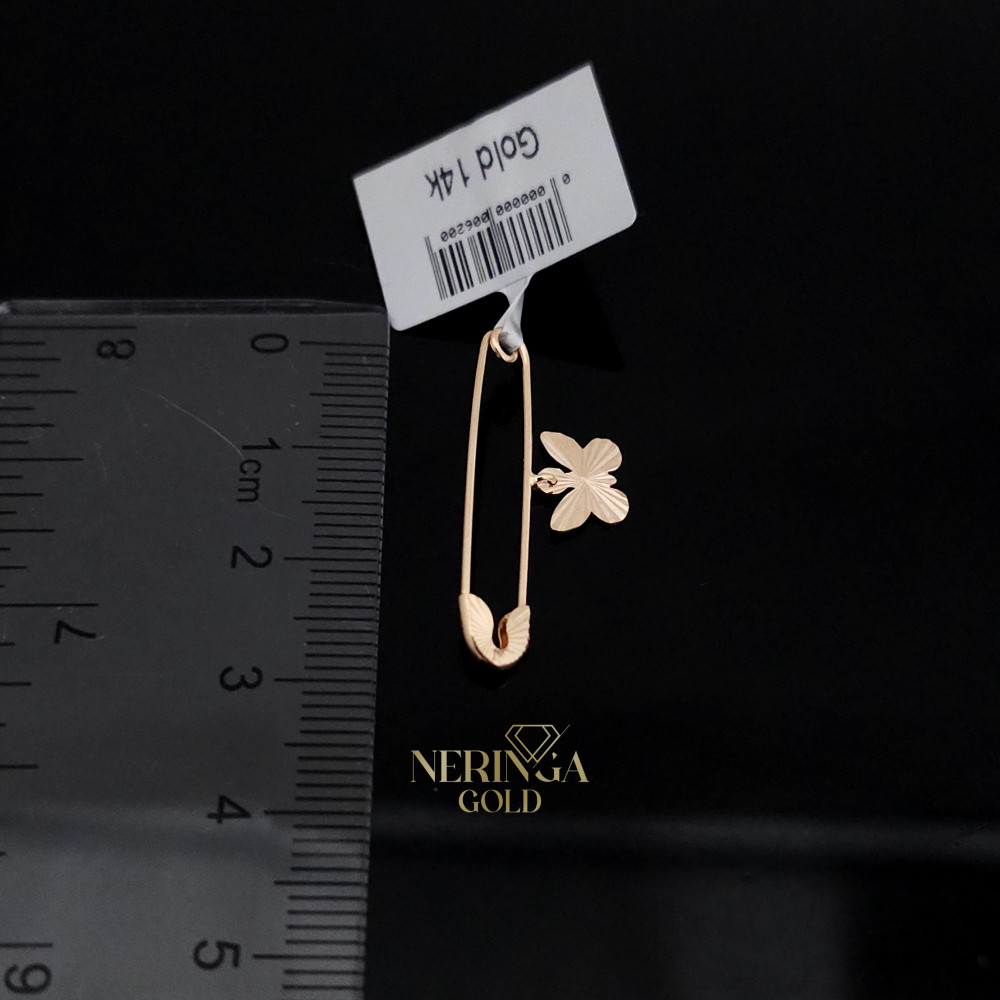 Rose gold clip and brooche #67705