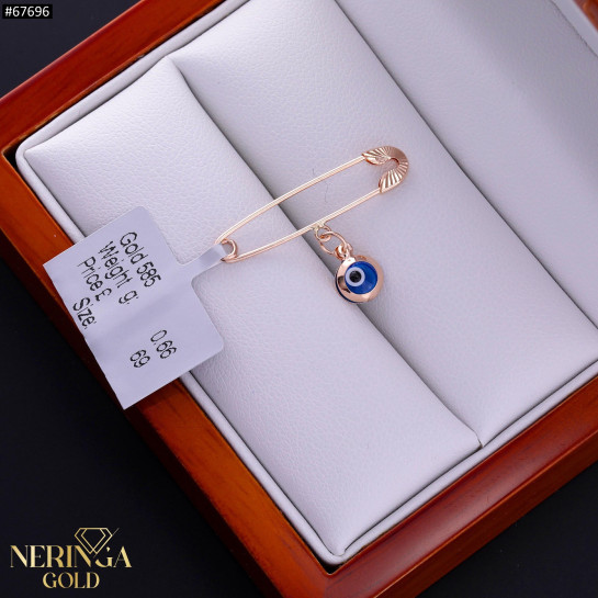 Rose gold clip and brooche #67696