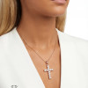 Rose gold cross pendant #67801