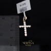 Rose gold cross pendant #67801