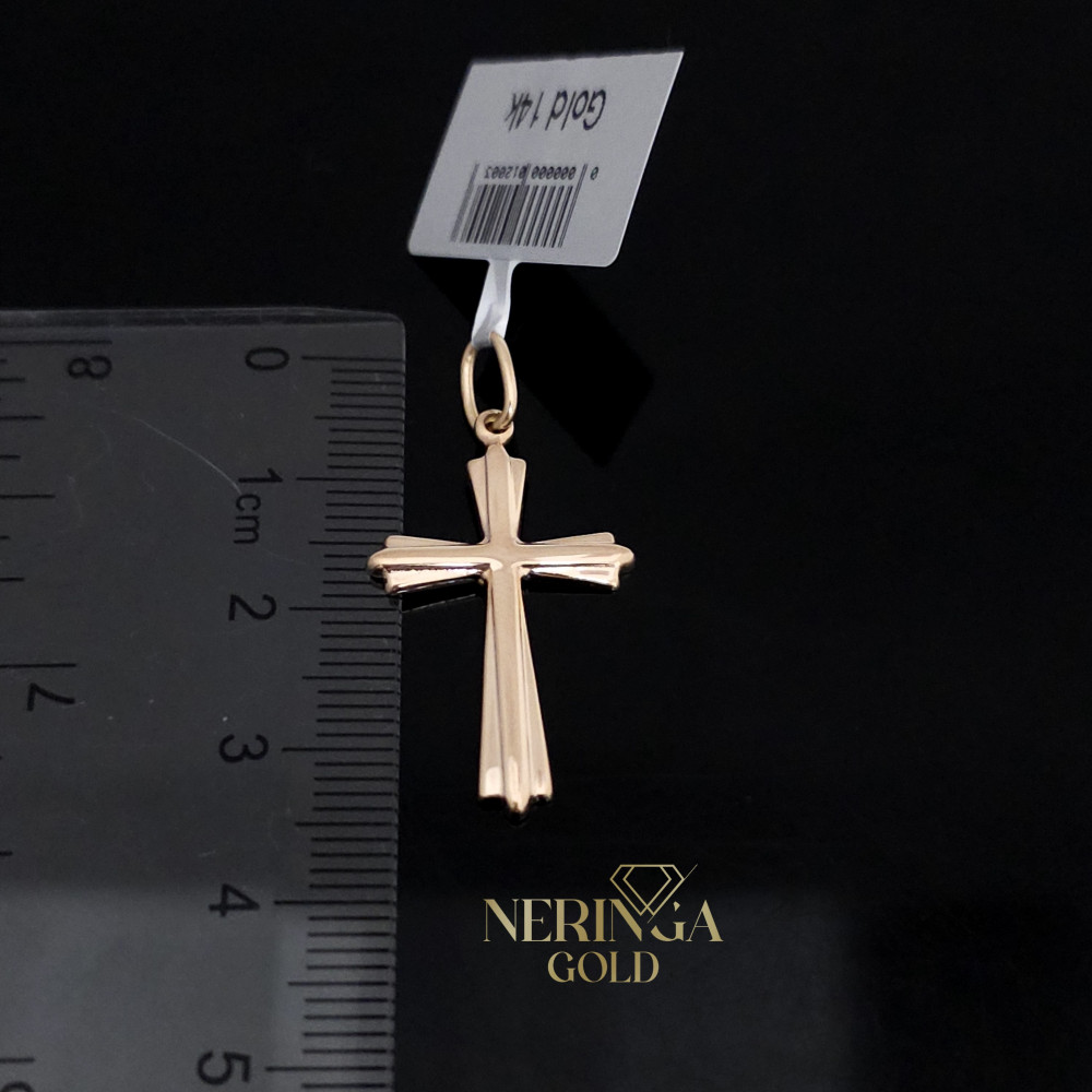 Rose gold cross pendant #67807
