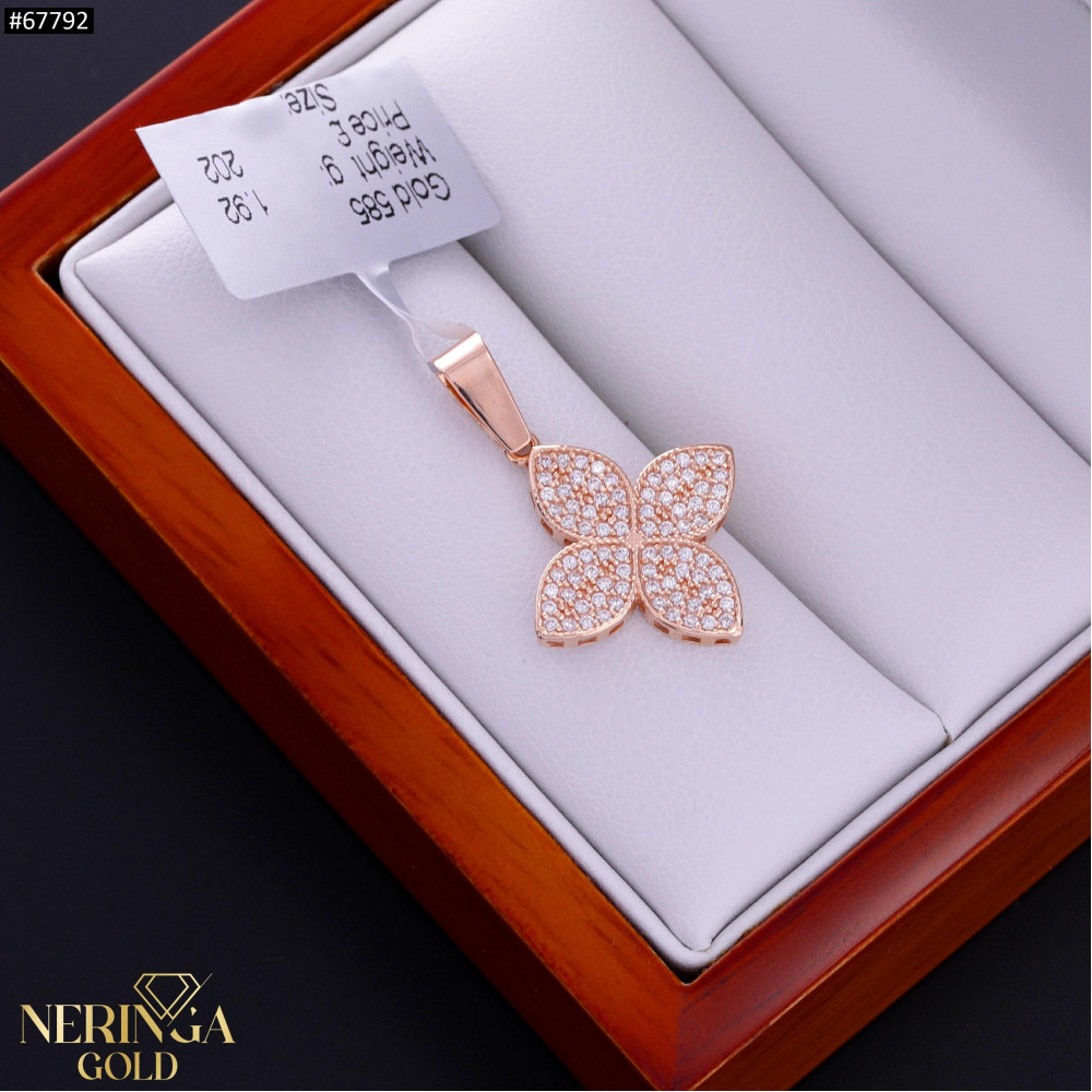 Rose gold pendant #67792