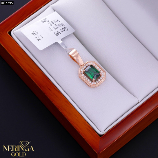 Rose gold pendant #67795