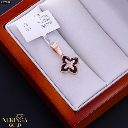 Rose gold pendant #67788