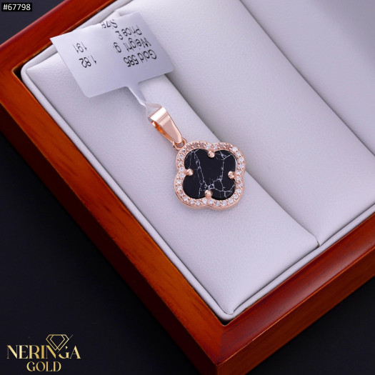 Rose gold pendant #67798