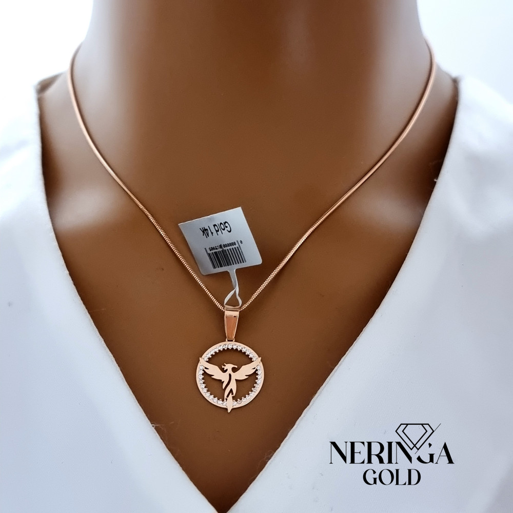 Rose gold pendant #67907