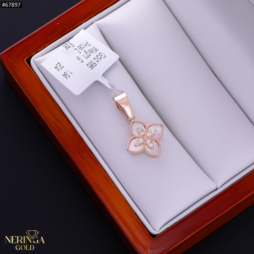 Rose gold pendant #67897