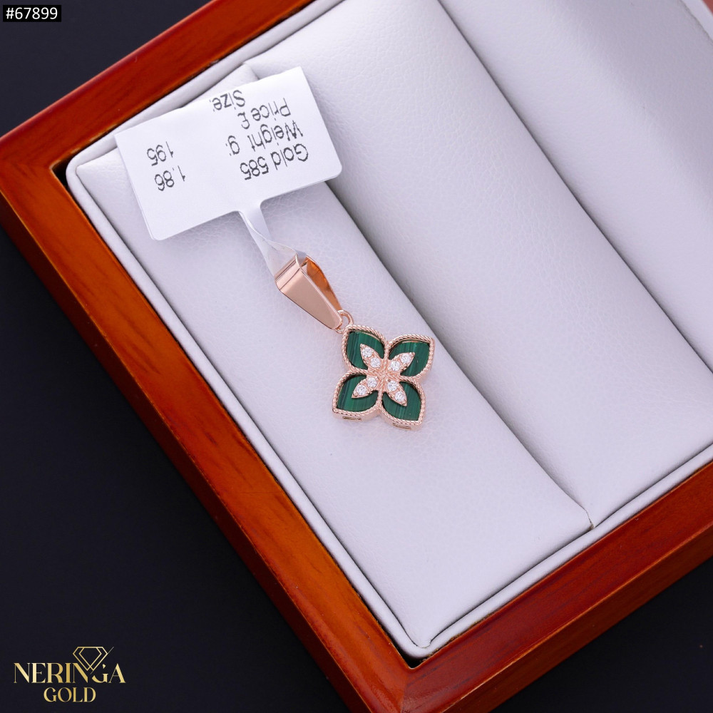 Rose gold pendant #67899