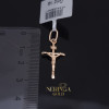 Rose gold cross pendant #68270