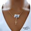 Rose gold cross pendant #68270