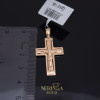 Rose gold cross pendant #68276