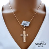 Rose gold cross pendant #68276