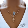 Rose gold cross pendant #68271
