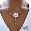 Rose gold cross pendant #68279