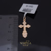 Rose gold cross pendant #68277