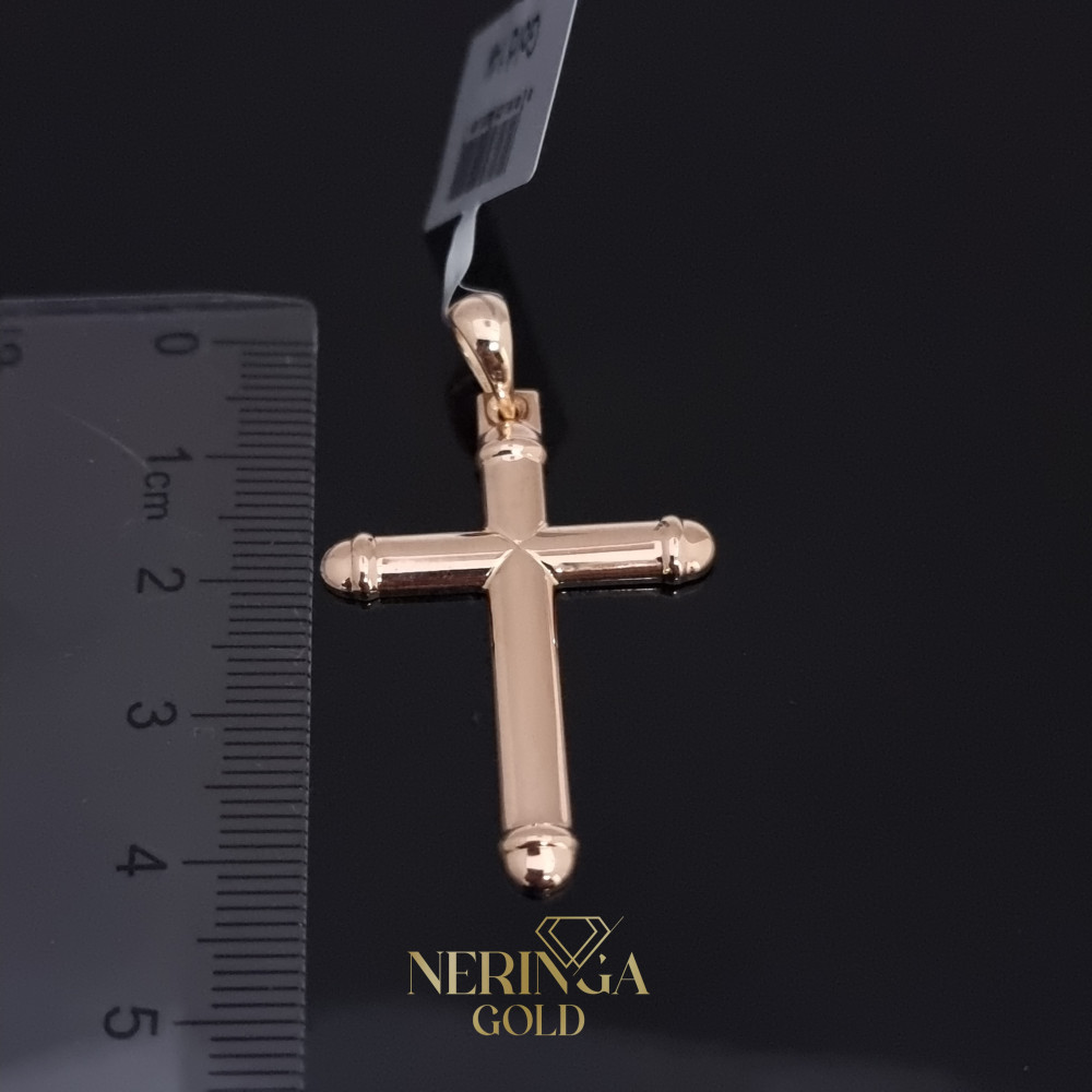 Rose gold cross pendant #68268