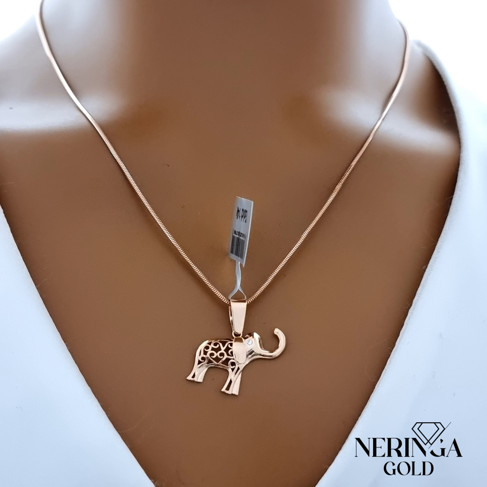 Rose gold pendant #68245