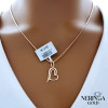 Rose gold heart pendant #68260