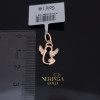 Rose gold angel pendant #68256