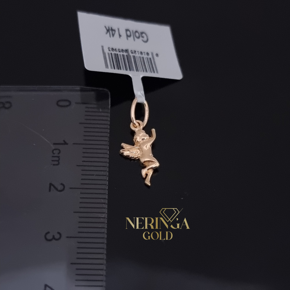 Rose gold angel pendant #68254