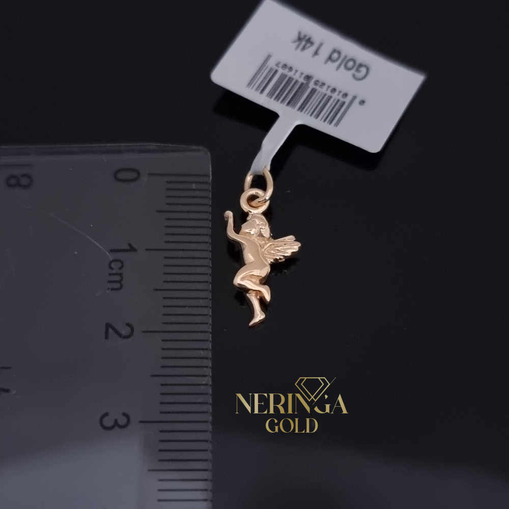 Rose gold angel pendant #68255