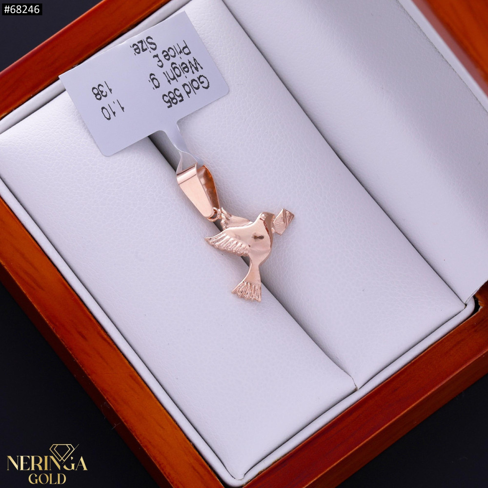 Rose gold pendant #68246