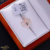 Rose gold heart pendant #68259