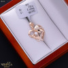 Rose gold heart pendant #68261