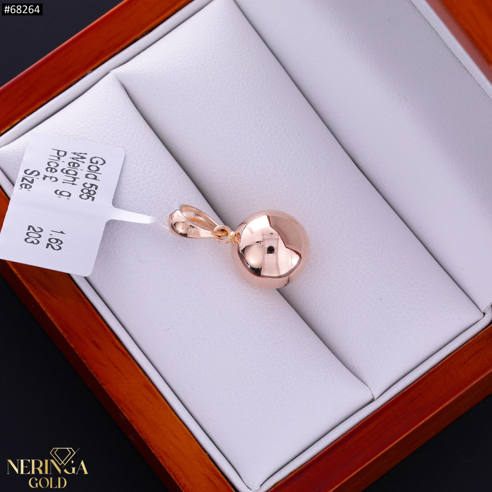 Rose gold pendant #68264