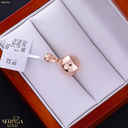 Rose gold pendant #68264
